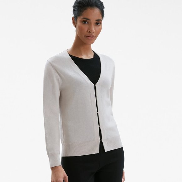 NWT MM Lafleur Billie Cardigan in Champagne - Picture 1 of 7